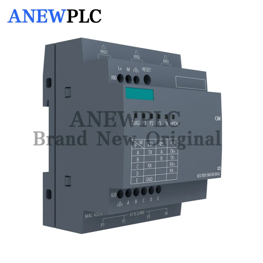 العلامة التجارية الجديدة الأصلية لشعار سيمنز! CIM 6ED1055-5MC08-0BA2 6ED1 055-5MC08-0BA2 6ED10555MC080BA2 وحدة PLC