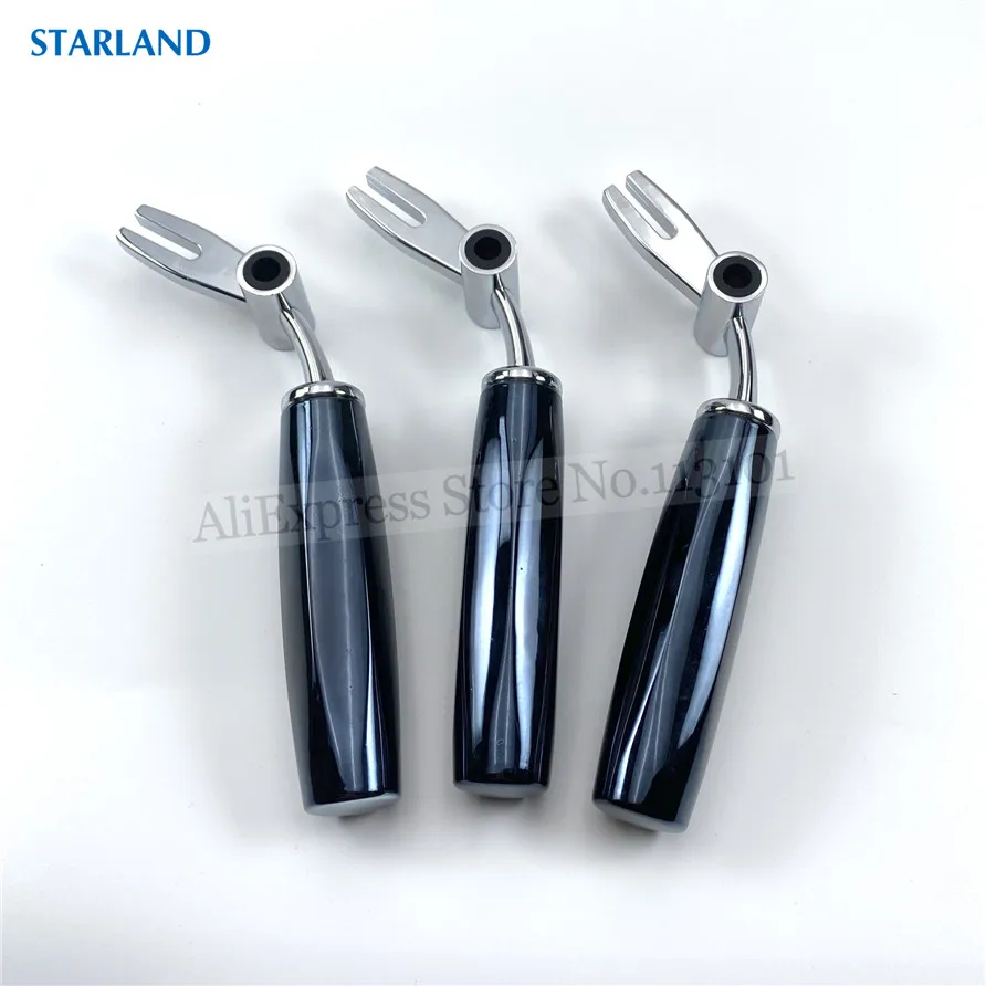 3 In 1 Set Metal Hand Levers Dark Blue Color Handles Spare Parts For MQL Soft Ice Cream Machines Width 3.3cm New Fittings