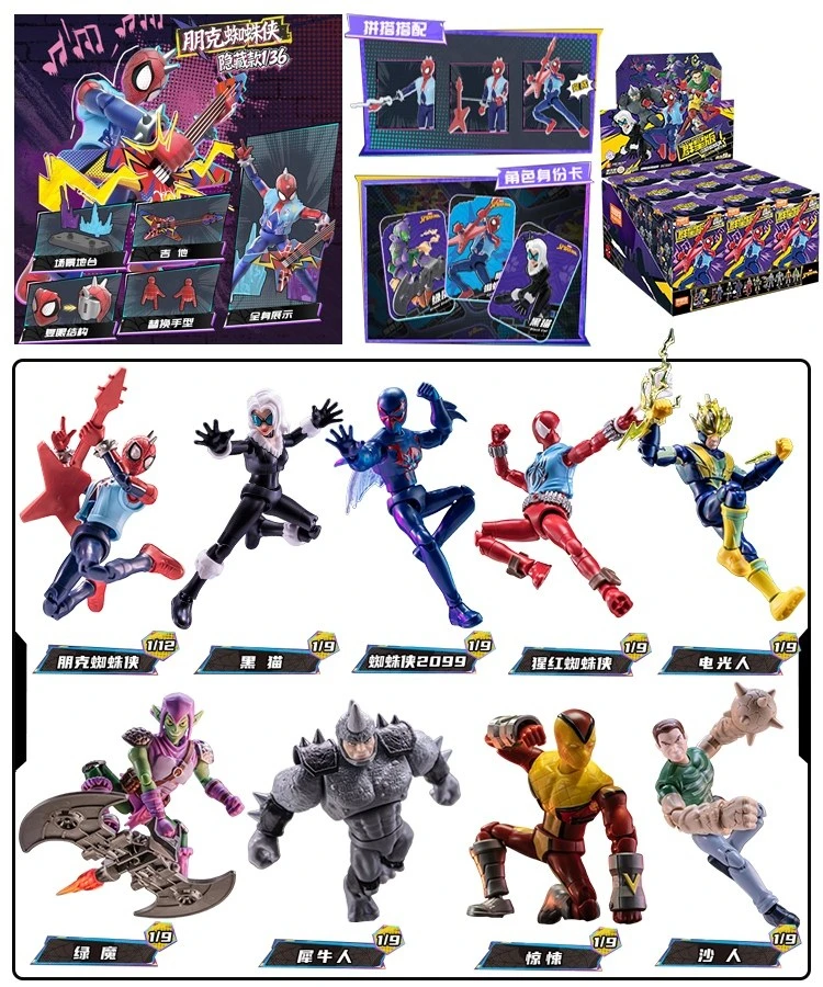 BLOKEES Spider-Man Venom Scarlet Spider Green Goblin Miles Morales