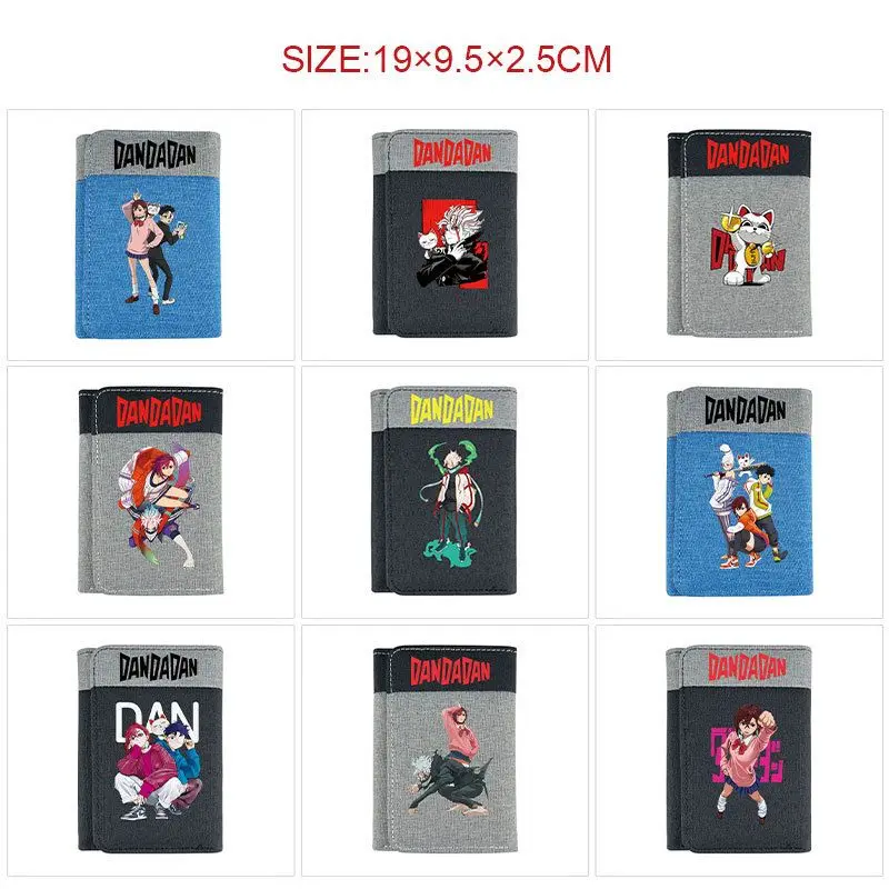carteira-de-lona-com-tema-de-anime-dandadan-com-tres-clipes-ocultos-e-design-em-blocos-de-cores-carteira-longa-para-homens-e