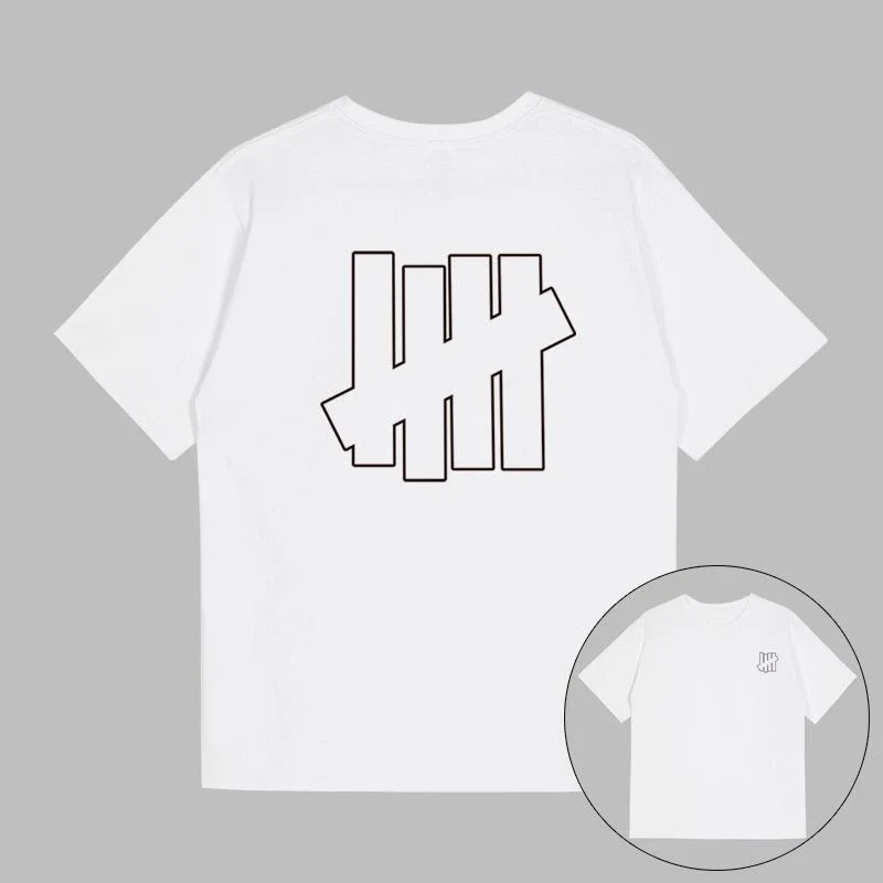 2026 Retro UNDE Summer FEATED New Short-sleeved T-shirt Men and Women All Match Couples Fashion Brand Casual Half Sleeve