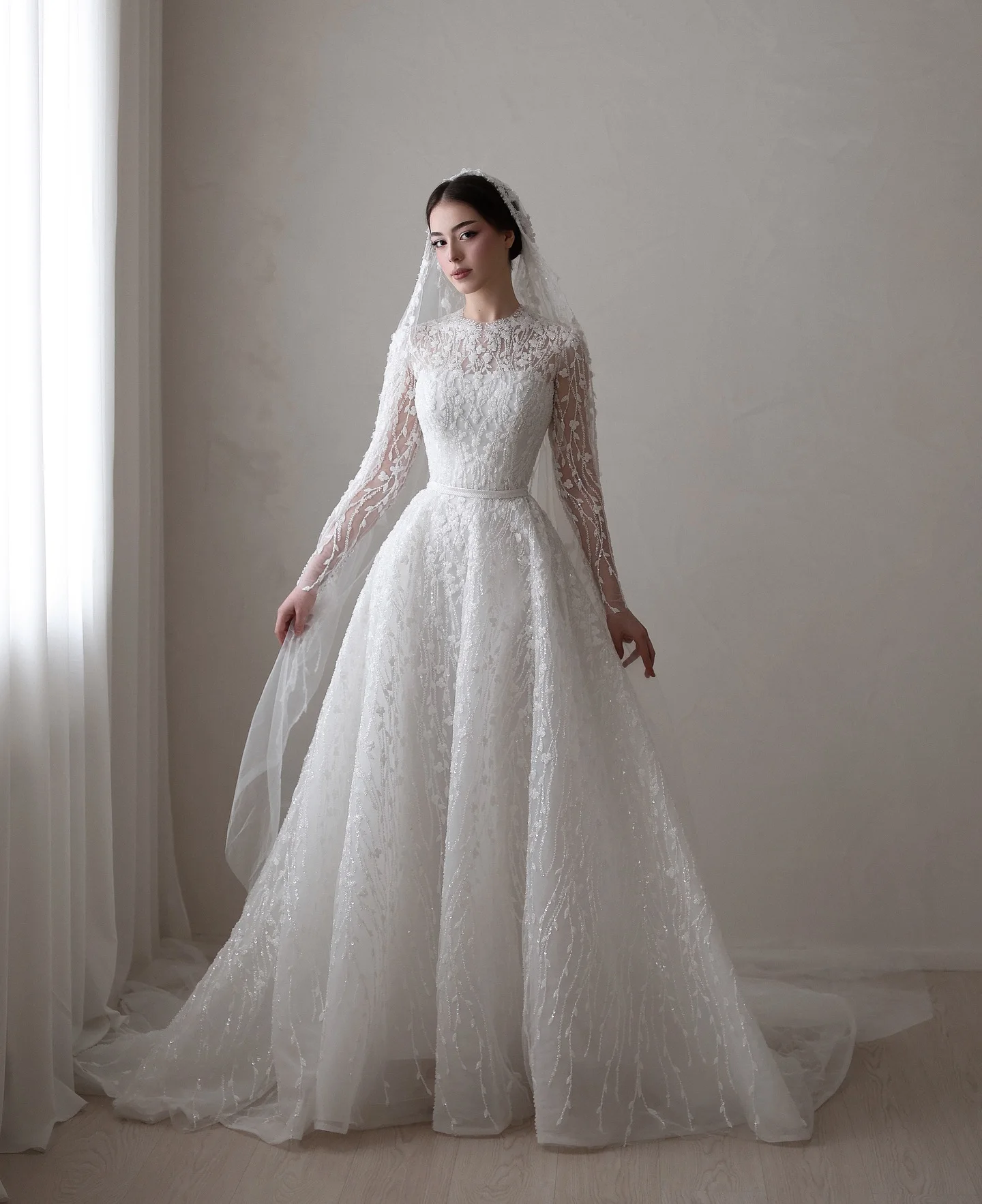 Sharon Said Luxury White Ball Gown Wedding Evening Dresses for 2025 Women Elegant Prom Party Bride Gowns 2025 SW525 Customized