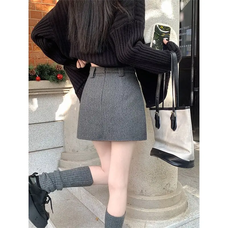 تنورة هامشية للسيدات تنورة تنحيف عالية الخصر مع شورت مضاد للدفقة الأكثر مبيعًا