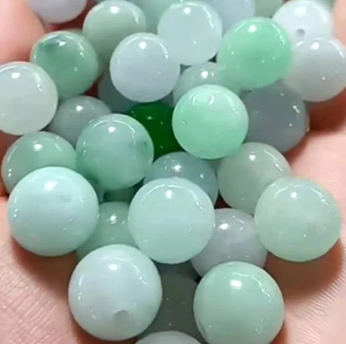 50 pcs Jade round bead men's and women's bracelet accessories necklace