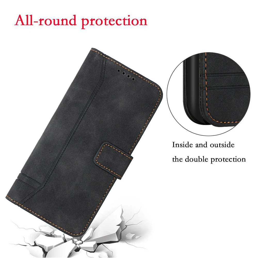 Realme 9i 8i 7i 9 8 7 Pro Leather Flip Phone Case for Funda Realme C35 C31 C30 C21Y C25 C17 Cover Case Luxury Wallet Card Holder