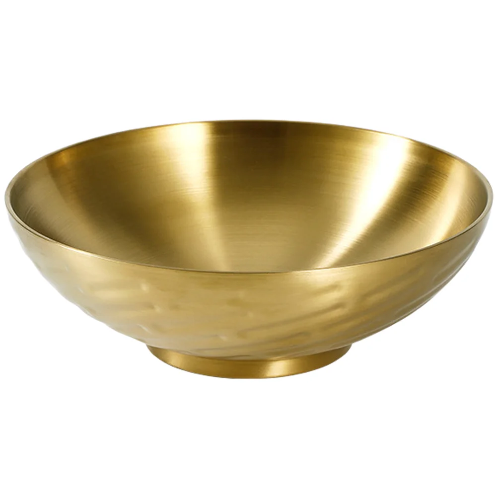 304 Stainless Steel Kitchen Bowl Double Layer Insulated Design Diagonal Line Rounded Safe Edges Stackable Size Options