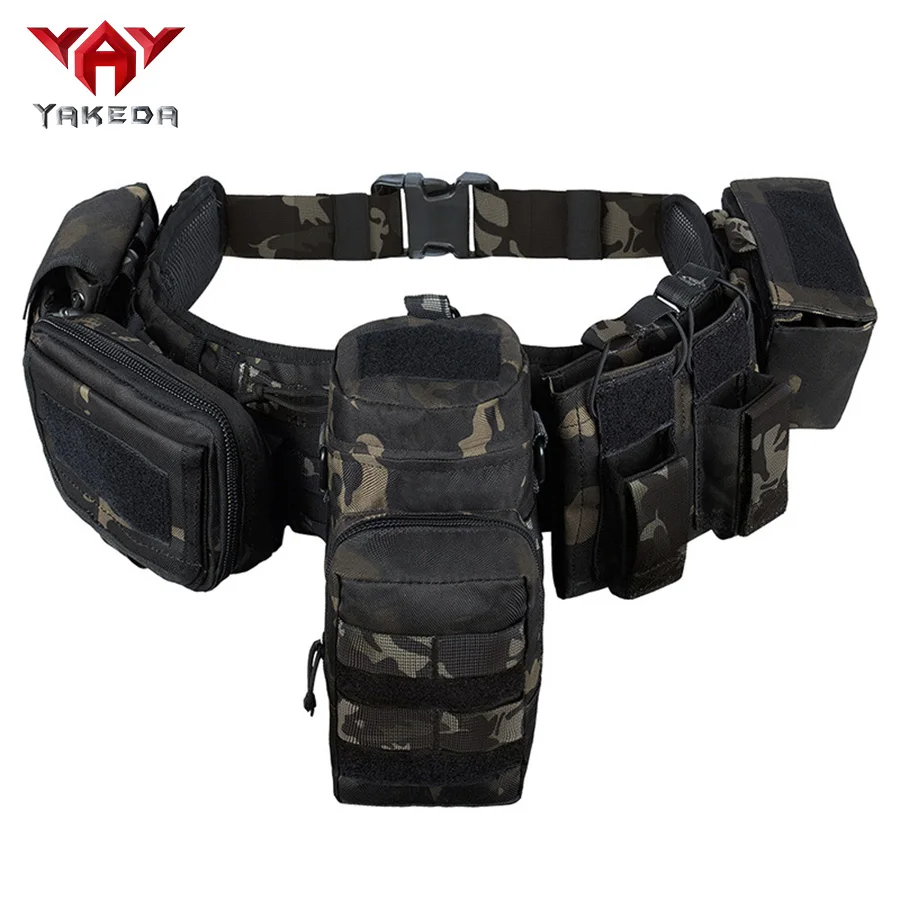 YAKEDA Camouflage Training Taille Abdeckung Outdoor MOLLE Gürtel Multifunktionale Tragetasche