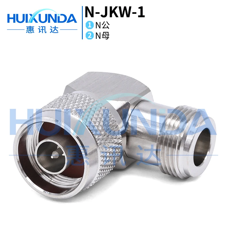 N-JKW N male to N female 90 degree right angle elbow L16 male to female, adapter L16-JKW connector KJW