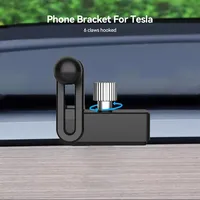 Car Dashboard Panel Base Holder 17mm Ball With 6-Claws Phone Bracket 4.0-7.2 inch Mobile Phone Bracket For Tesla model 3 Y