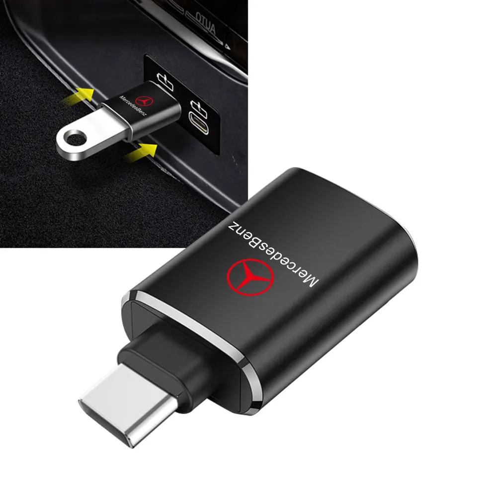 Lettore di schede adattatore USB per auto OTG tipo C connettore per Computer per telefono per Mercedes Benz W164 W204 W168 C180 E320 A200 CLA CLK