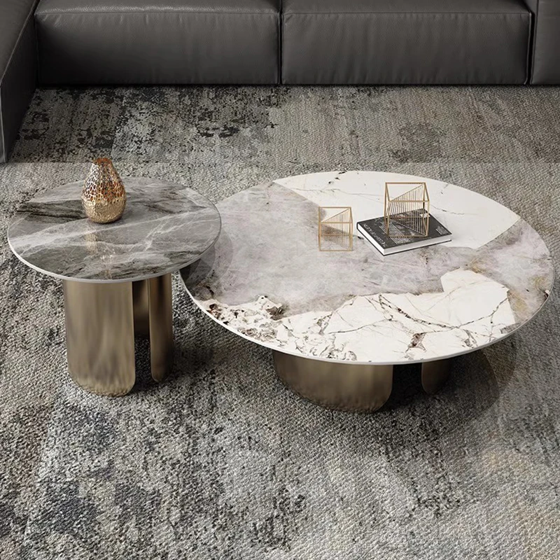 Luxury Trendy Coffee Table Unique Living Room European Minimalist Coffee Table Nordic Style Table Basse Luxe Furniture Supplies