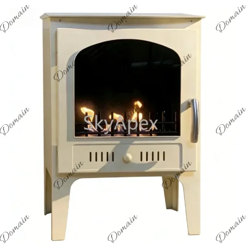 AU IKZL BL Winter Indoor Smokeless Real Flame Bio Ethanol Fireplace Safe Efficient Large Area Whole House Heater Living Room Bed