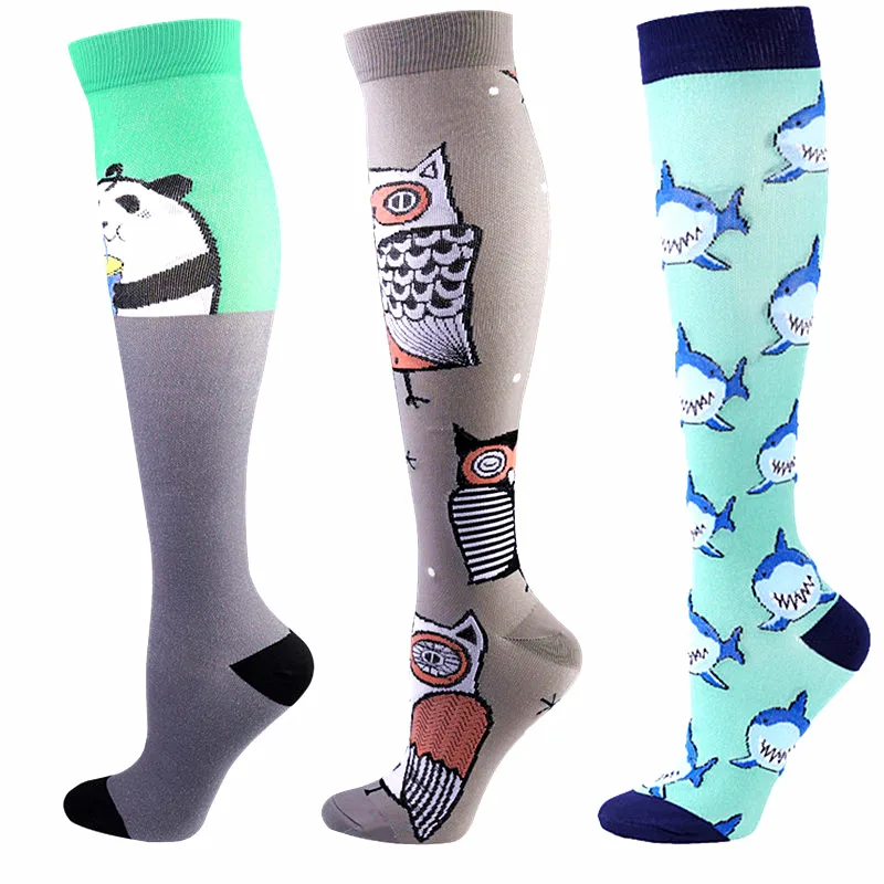 New Compression Socks Panda Cute Animal Socks Men Women Compression Socks For Running, Medical, Edema, Diabetes, Varicose Veins