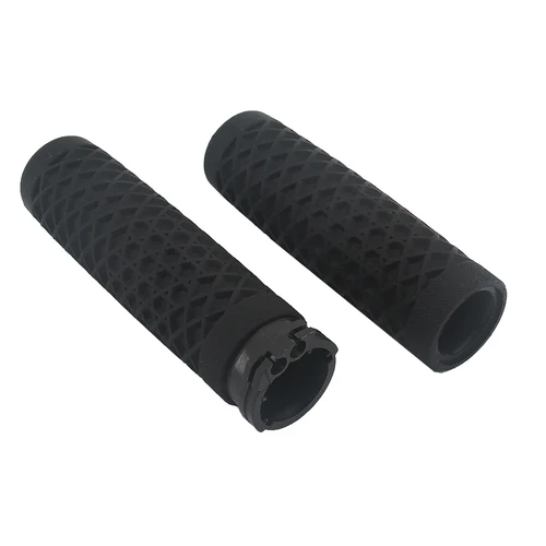 Imagen 2 del producto Empuñaduras de manillar de motocicleta para Harley Sportster 883 1200 Softail Slim Fatboy Touring Street Glide 1 ""25mm manillares de goma