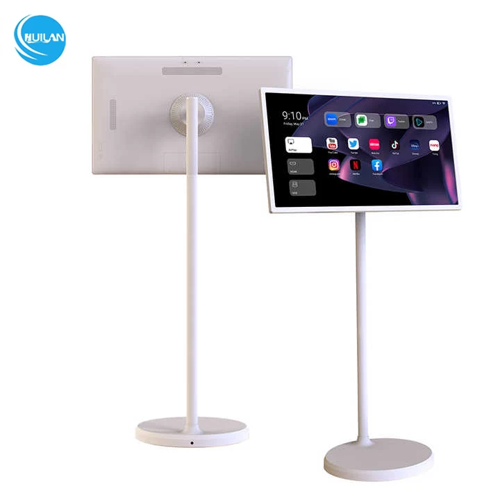 21.5 Inch Floor Standing Android Digital Signage Standbyme Smart Tv Touch Screen Display For Menu Board Indoor