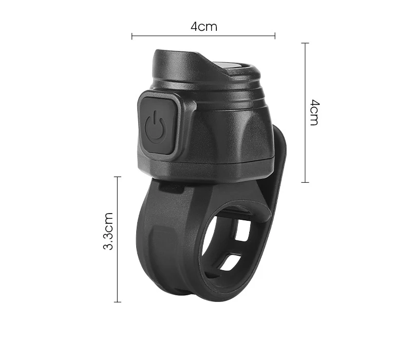 WEST BIKING Fahrrad-Elektroklingel USB-Lade-Lautsprecher Sicherheitswarnalarmhorn MTB Rennrad Lenkerhorn Fahrradzubehör – Detail 3
