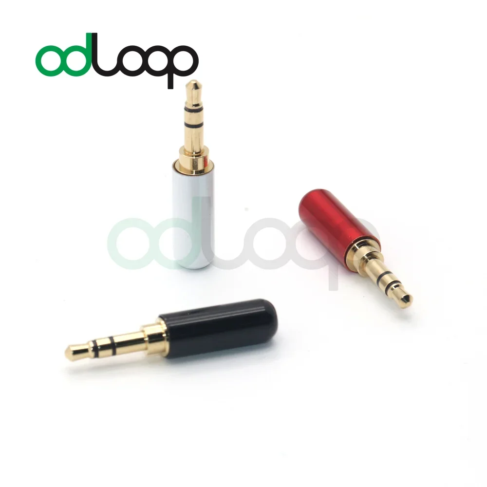 ODLOOP 3-Pack Female To Male Audio Converter Gold-Plated Audio Jack Connector for Headphones Earphones Speakers