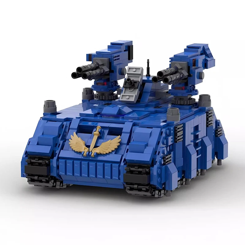 Bricklink moc batalha tanque militar land raider jogo robô redemptor dreadnought mecha guerreiro define blocos de construção brinquedos do miúdo presente