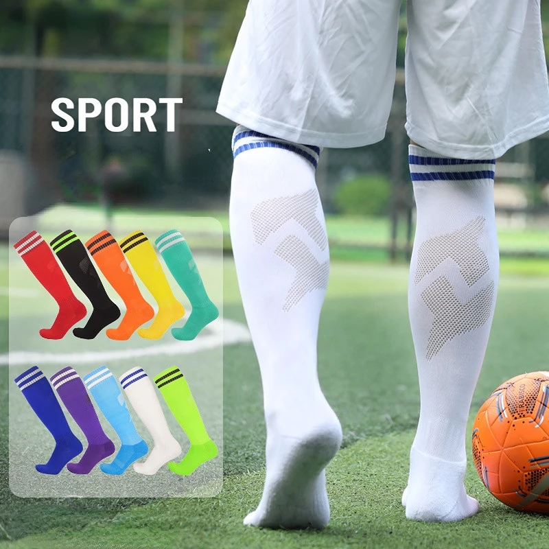 Kids Soccer Socks Boys Girls Men Women Youth Knee High Athletic Sports Football Gym School Team Children Basketball Hiking Socks