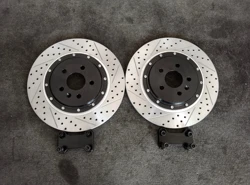 DICASE high qualiy rear expanded rotor Single layer disc 330*10mm drilled and slotted style for bmw mini F56