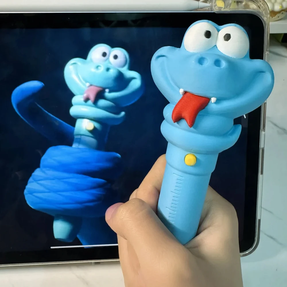 ディズニー ズートピア 2 ゲイリー スネーク ペンホルダー & ライティングペン (ニック/ジュディ/ゲイリー スネーク ペンダント付き) — クリスマス/誕生日プレゼントに最適