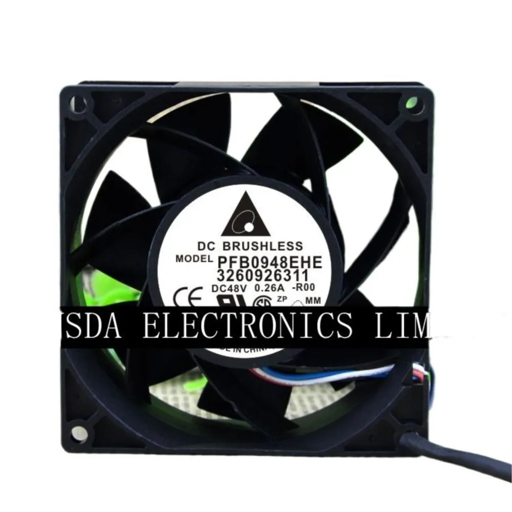 

Инверторный Вентилятор Для delta PFB0948EHE -R00 3260926311 RD, постоянный ток, 48 В, 0,26 А, 7000 об/мин, 9038, 9 см, 90*90*38 мм, вентилятор охлаждения