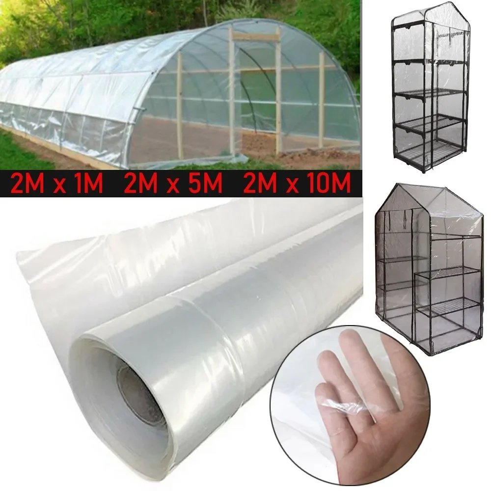 Transparent Vegetable Greenhouse Agricultural Cultivation Plastic Cover Film 8 Size Optional Waterproof Anti-UV Protect Plant