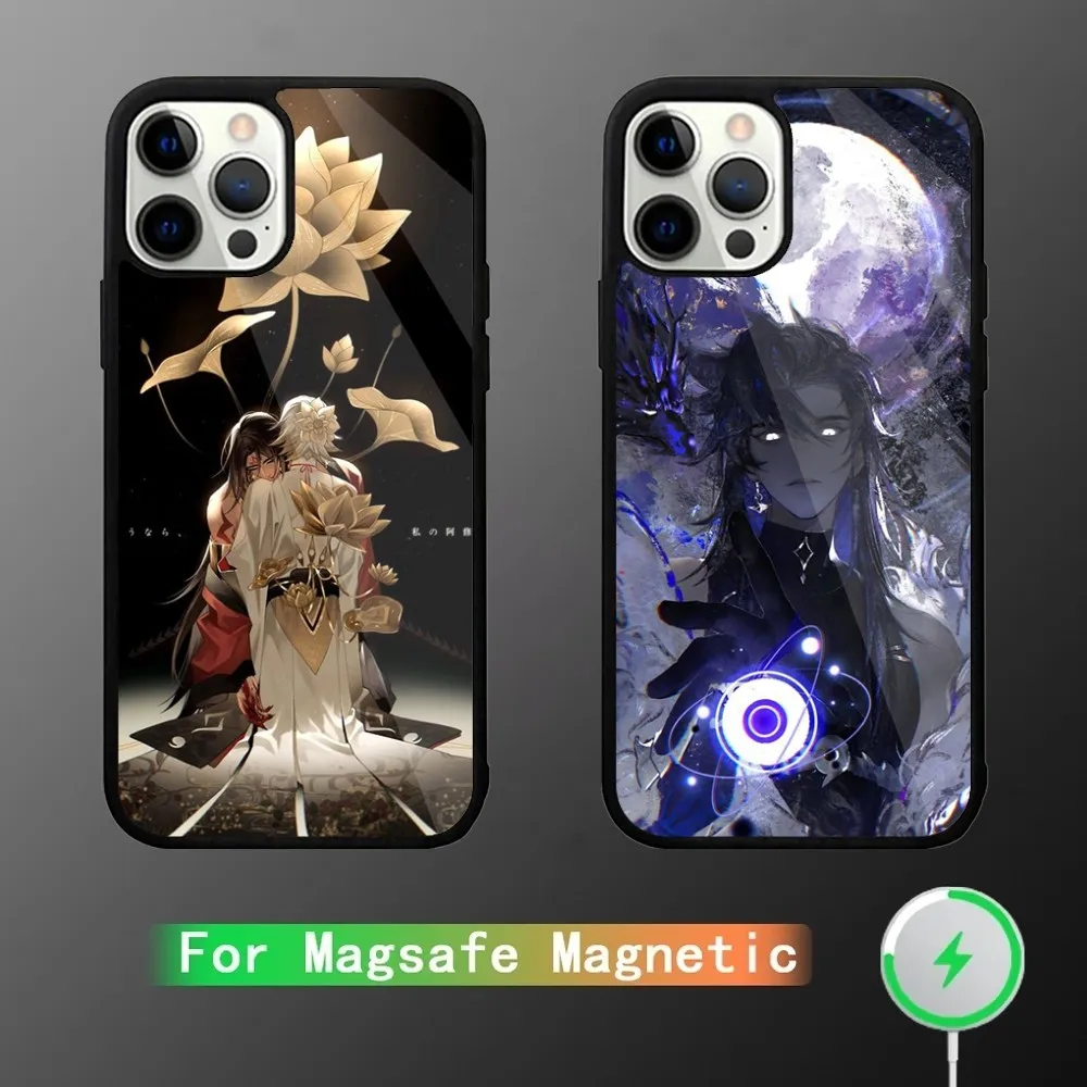 O-Onmyoji Game Phone Case For iPhone 15,14,13,12,11,Plus,Pro,Max Mini Magsafe Magnetic Wireless Charging