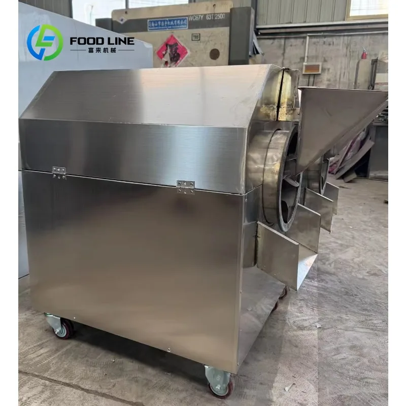 Custom Hot Air Rotary Drum Baking Machine Square Tumble Roaster for Sunflower Seed Pumpkin Seed Bulk Buying Lower Price