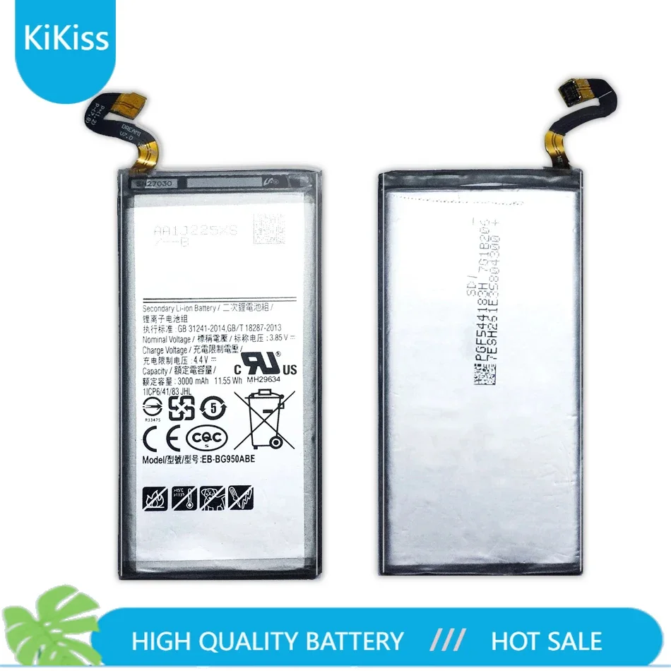 New EB-BG950ABE Battery Replacement for Samsung Galaxy S8 S 8 SM-G9508 G9508 G9500 G950U G950F 3000mAh Batteria + Tools