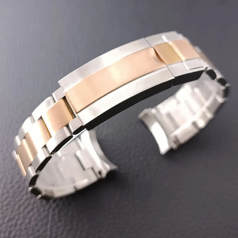 Hochwertiges 40,5 mm silbernes/schwarzes GMT-Gehäuse mit Kapitelring, Stahlgehäuse, passend für NH34 NH35 NH36 Uhrwerk, Saphirglas-Uhrenbox