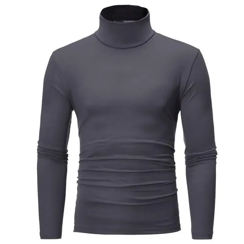 Camiseta térmica ajustada de manga larga para hombre, ropa interior de otoño e invierno