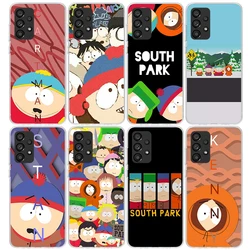 Cartoon S-South P-Parkes Phone Case For Samsung Galaxy A15 A14 A13 A12 A55 A54 A53 A52 A35 A34 A33 A32 A25 A24 A23 A22 A04S A03S