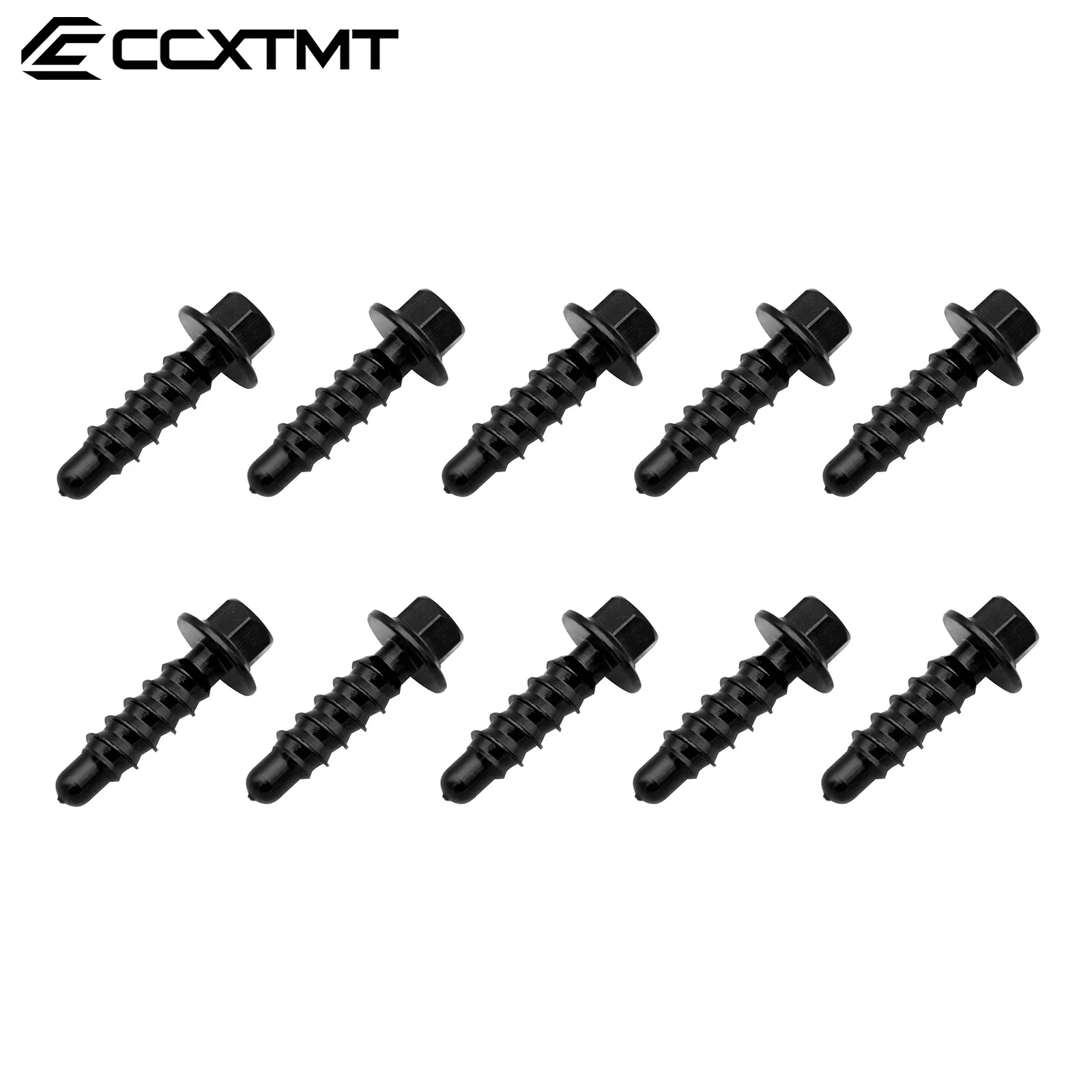 10Pcs CNC Aluminum Self Tapping Screw Bolts Kit For Husqvarna FE TE FC TC FX TX For KTM EXC EXCF XC XCF XCW SX SXF 2004-2022