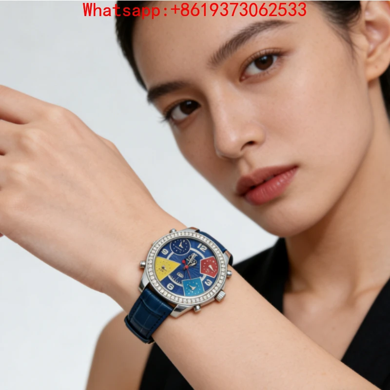 Customized High-end Watch Multi-movement Belt Girls Boys Quartz Watch