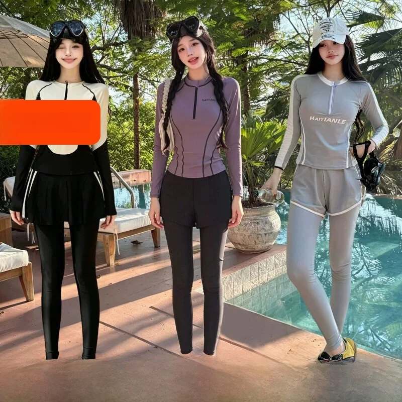 women's-wetsuit-set-quick-dry-surfing-long-sleeve-long-pants-jellyfish-suit-diving-clothes-dry-fast-underwater-clothing-kit
