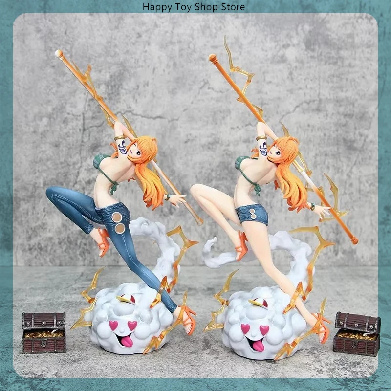 

32cm Iu One Piece Nami Two Versions Resonance Series Anime Figure Model Gk Statue Boy Collection Desktop Decoration Ornament Toy