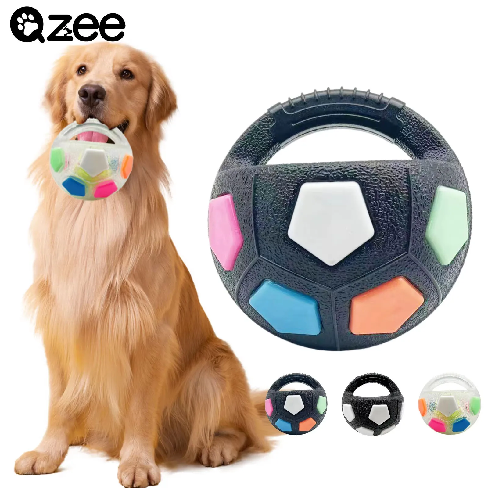 New Football Tennis Ball Shaped Pet Dog Toys, Durable Teething Relief to Accompany Outdoor Training Squeak Toys