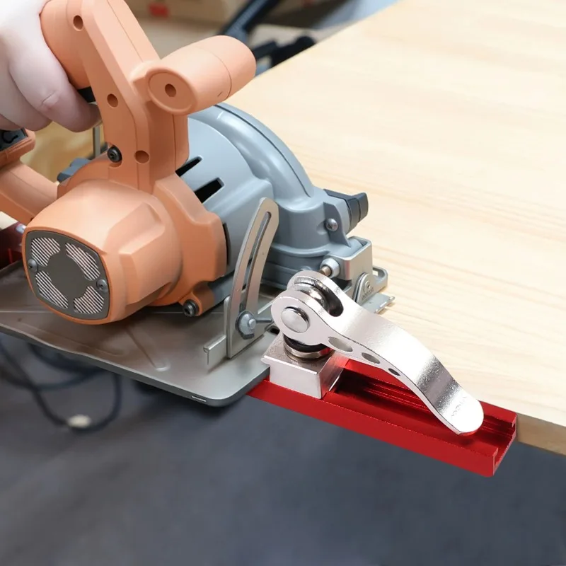 Adjustable Cutting Machine Fence Locating Base Precise Edge Limit Positioning Tool Variable Spacing Drilling Plate Wood Panel