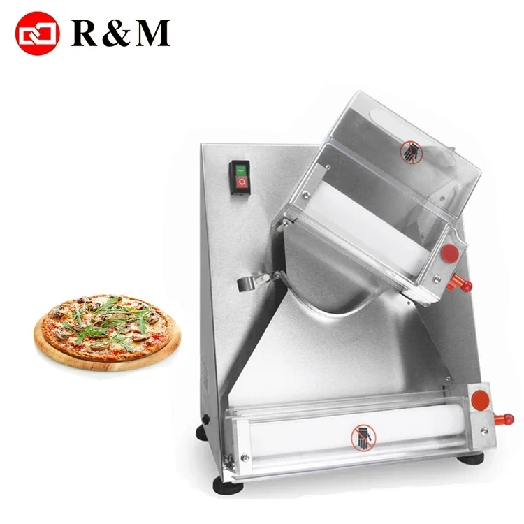 RM Commercial Automatic Electric Table Top Pizza Dough Sheeter Pizza Dough Sheeter Machine Rolling Pizza Sheeter Roller Machine