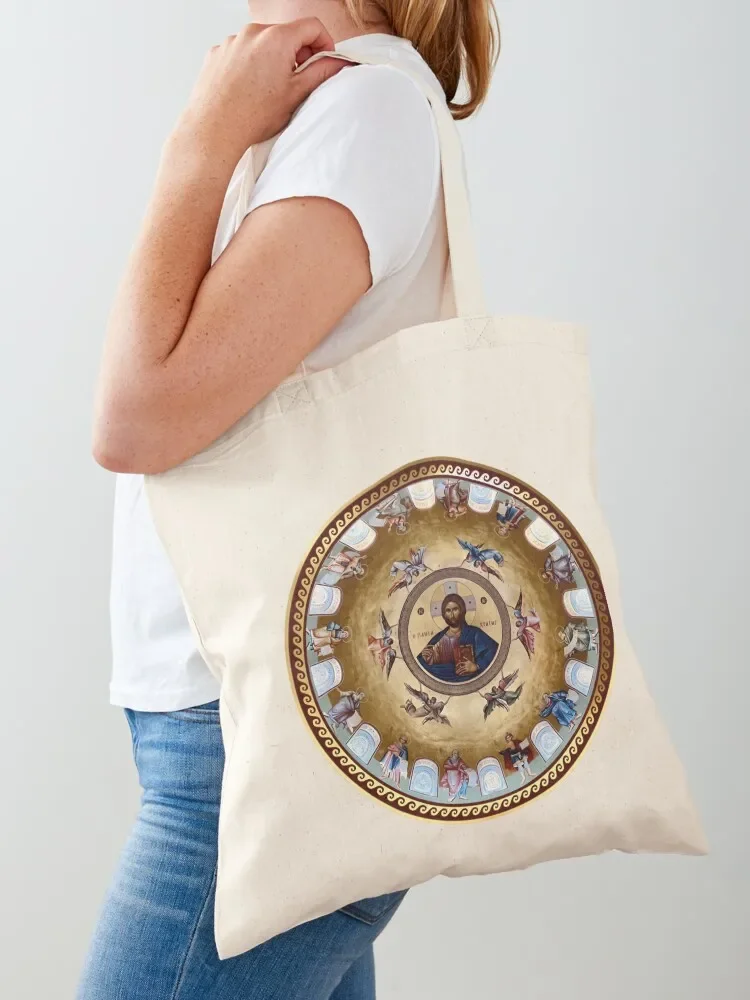 

Greek Orthodox Dome Icon Tote Bag canvas tote bag Reusable bags women bag shopper bags
