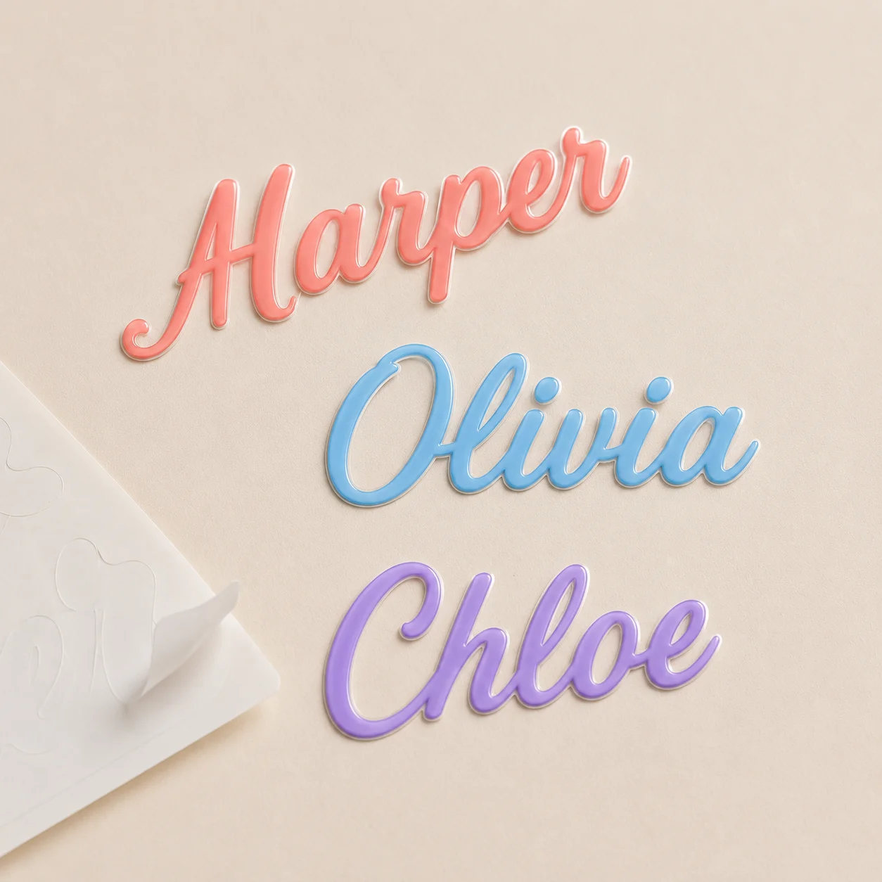 Custom Crystal Transfer Sticker Personalized Name Logo Decal Waterproof Scratch Resistant Label for Gifts Bottles Laptops Car