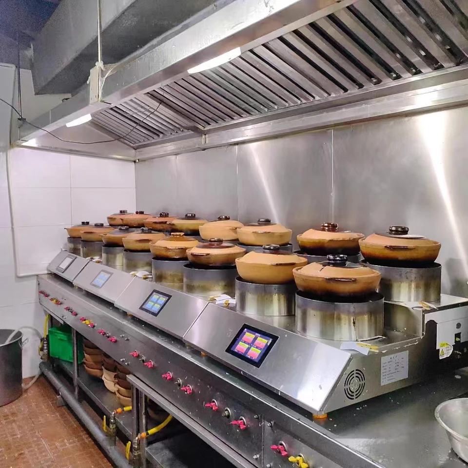 Fry Fried Rice Machine For Restaurant 5kW Stir Fry Machine Electric Stir Fryer Automatic Rice Cooking Machine