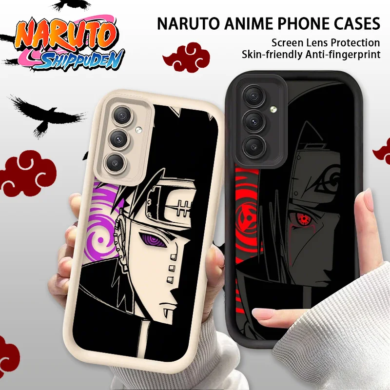 Funda Itachi Pain Rinnegan Sharingan para Samsung Galaxy A16 A26 A36 A56 A05 A05S A15 A25 A35 A55 A54 A34 A24 A14 A13 A52 A52S A51