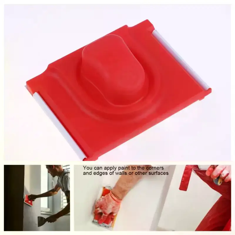 

1Pcs Applicator Edge Painting Tools For Wall Painting Red Paint Edger Wall Ceiling Corner Painting Brush Color Separator Trimmer