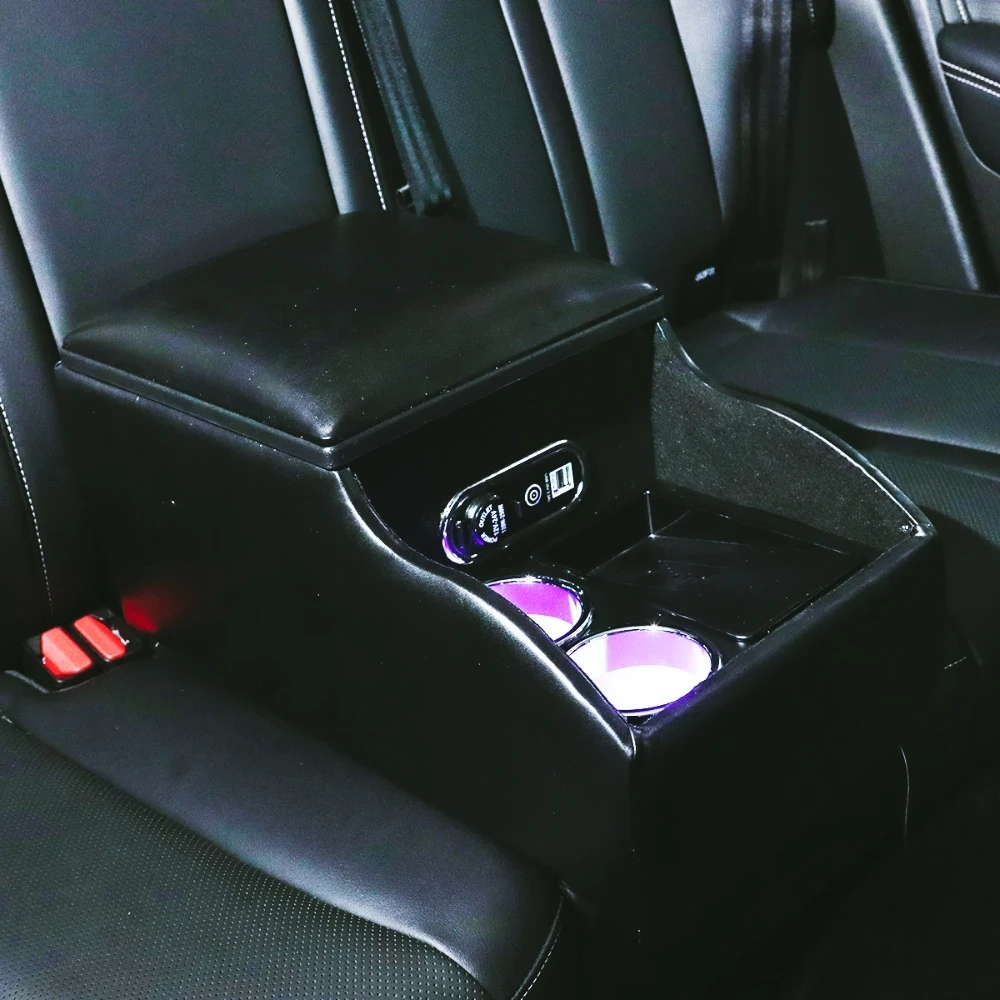 Para KIA Amanti Avella BESTA Bongo Borrego Canza Carens consola central trasera Ceres caja reposabrazos trasero recargable USB