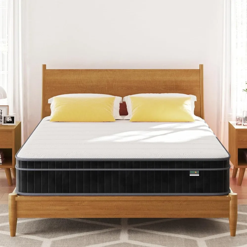 

Full Mattress, 12 inch Cooling-Gel Memory Foam and Pocket Spring Hybrid Mattress,Firm Feel,Full Bed Mattress in a Box