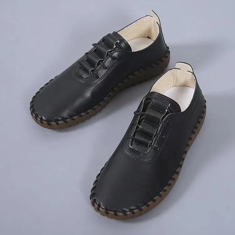 Sexy Frühling Herbst Frauen Mode Plattform Komfort blaue Wohnungen Sommer Leder schnüren klassische neue Schuhe weibliche Oxford Schuhe