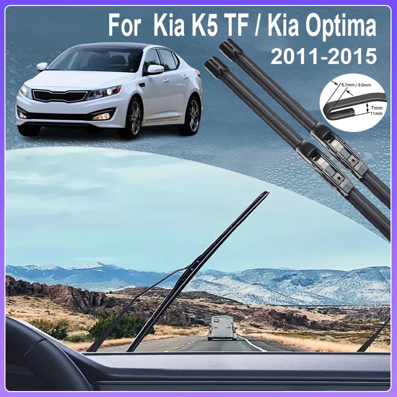 

Auto Rain Blades For Kia K5 Optima TF MK3 Accessories 2011~2015 Car Front Window Windshield Windscreen Wipers Brushe Clean Parts