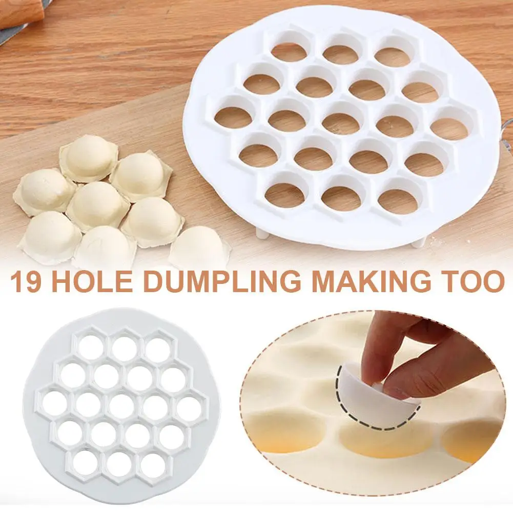 

19 Holes Kitchen Accessories Dough Press Ravioli Making Mold Mold Form Dumpling Mould Maker DIY Pasta Dumpling Maker X8L4